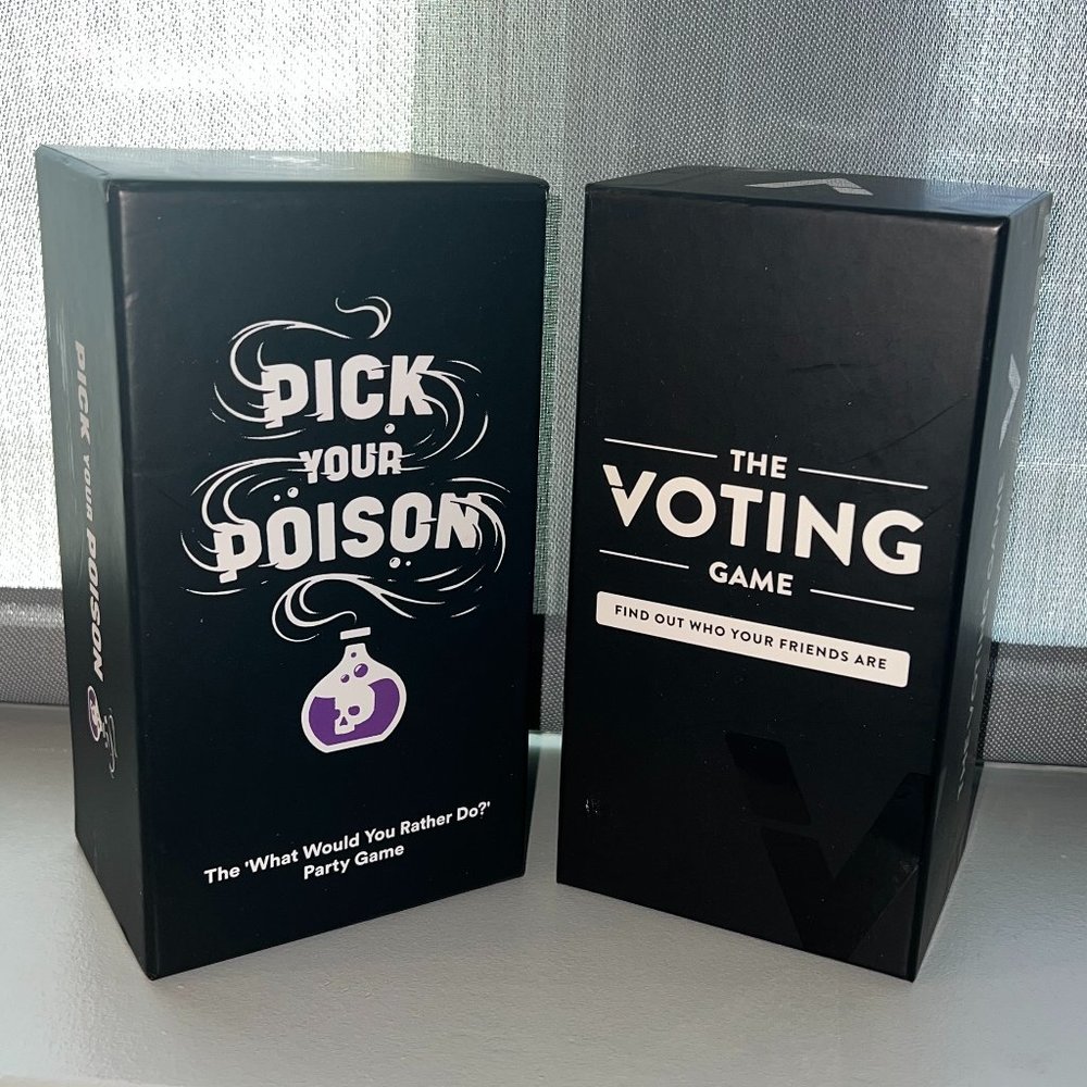 Card Games (Pick Your Poison & The Voting Game)